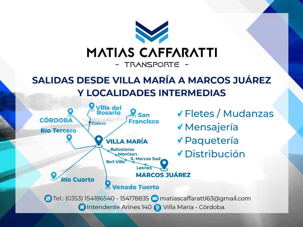 Foto 1 de Matías Caffaratti Transporte